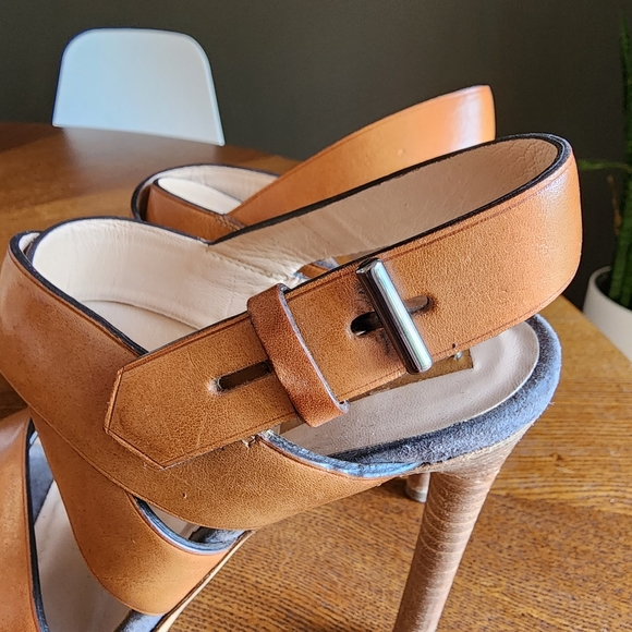 Reed Krakoff Boxer Strappy Heeled Sandals - Picture 5 of 8